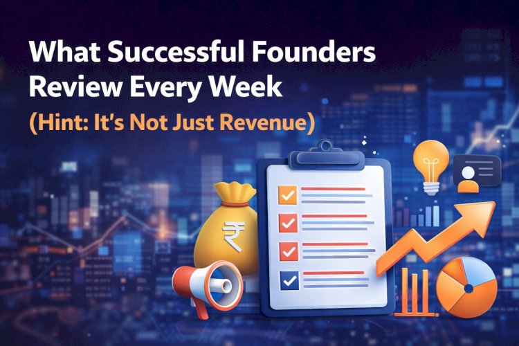 What Successful Founders Review Every Week  (Hint: It’s Not Just Revenue)